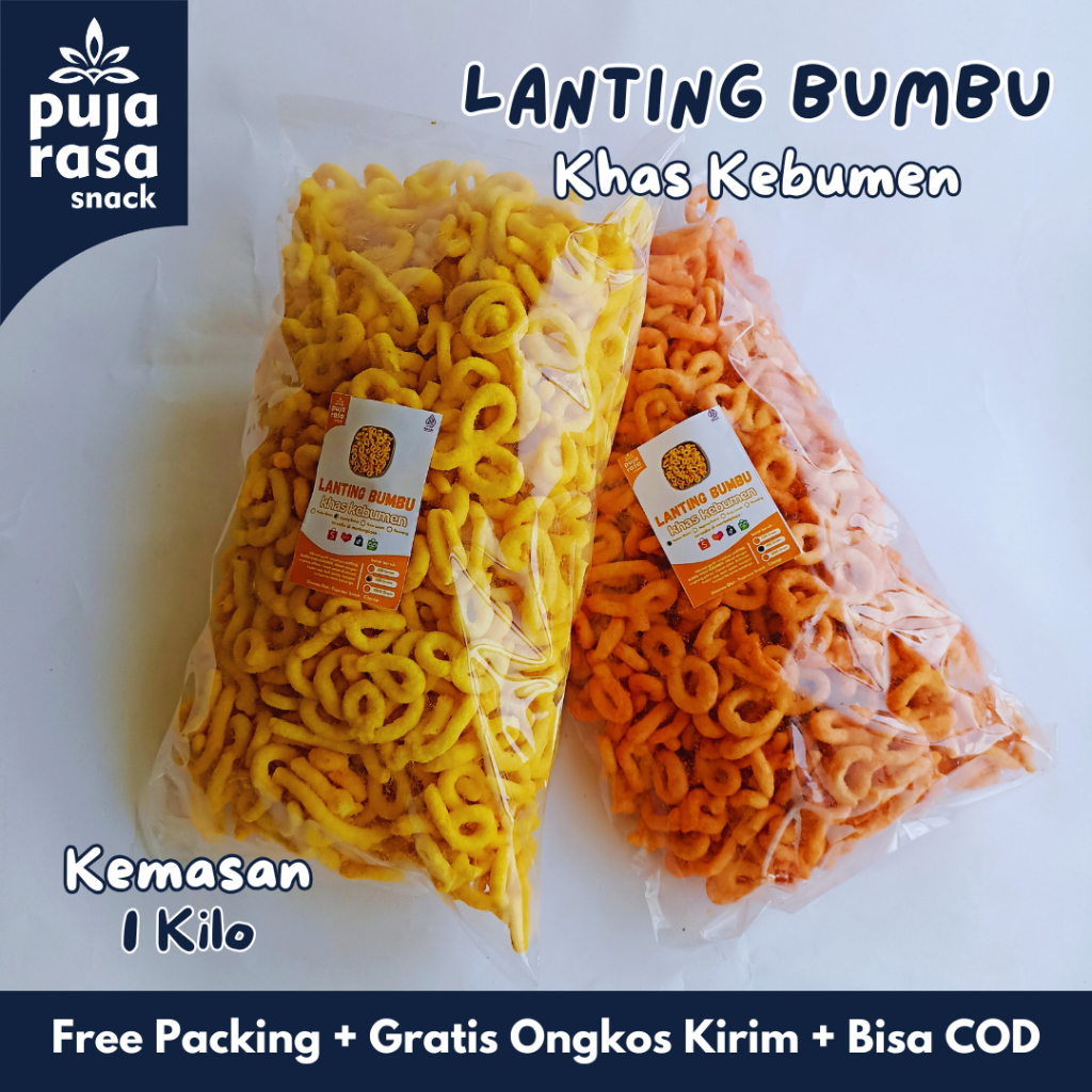 

LANTING KLATING BUMBU SINGKONG ENAK KHAS KEBUMEN RENYAH GURIH 1 KG