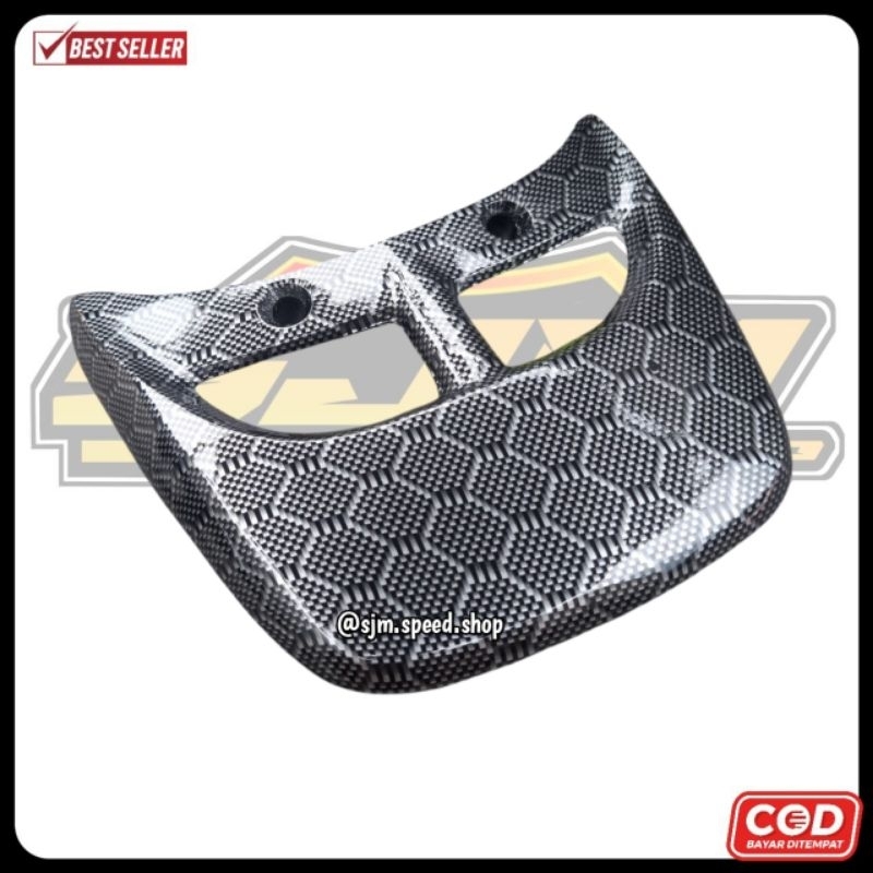 Behel begel Fiz R Carbon WTP Model Hexagonal hitam