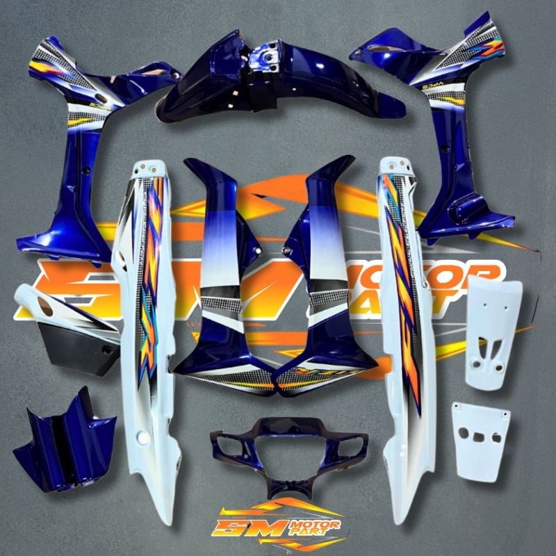 BODY FIZ R FULL SET HALUS PUTIH BIRU