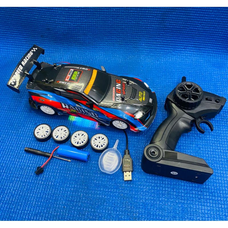 (Rc Drift Mazda Propo)Bintang Rc Mainan Anak Mobil Rc Drift 4Wd Propo 1:20 Nyala Lampu Dan Efek Asap