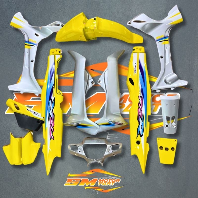 BODY FIZ R FULL SET HALUS KUNING SILVER