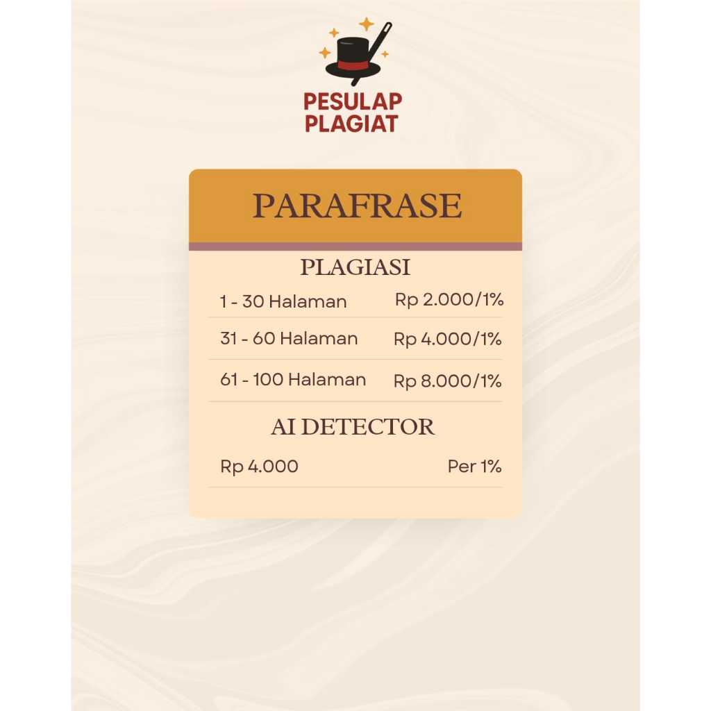 Jasa Parafrase | Turunin Turnitin | Turunin Plagiasi