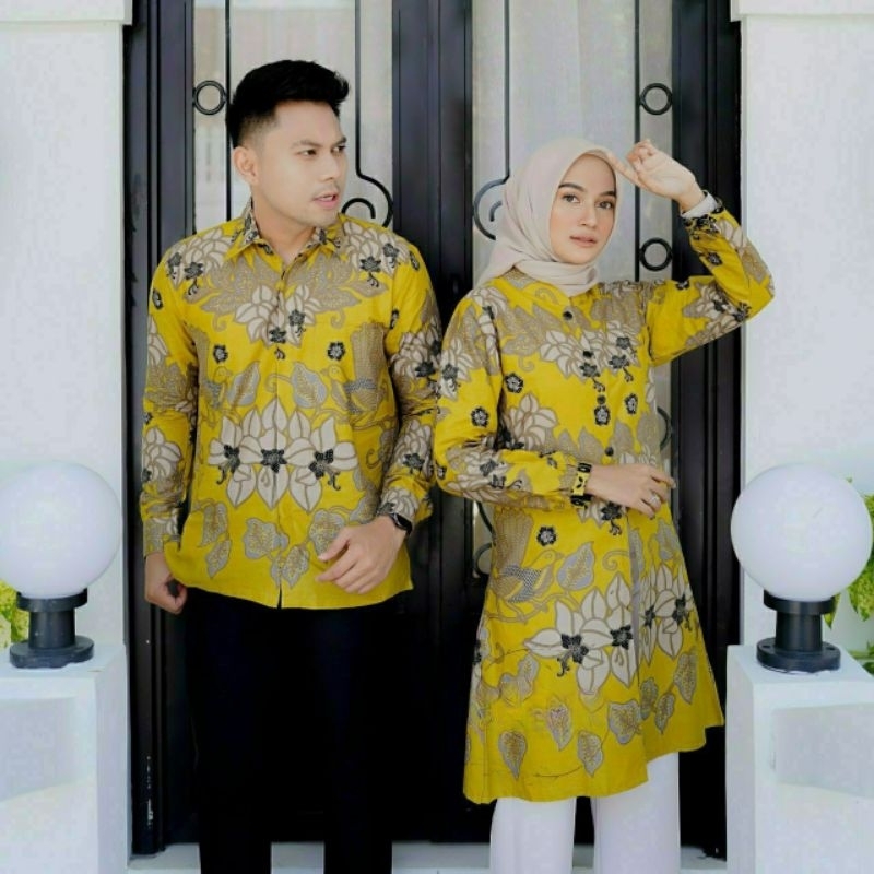 Batik setelan pria wanita masakini | Setelan batik bisa pisah | Baju batik setelan terlaris
