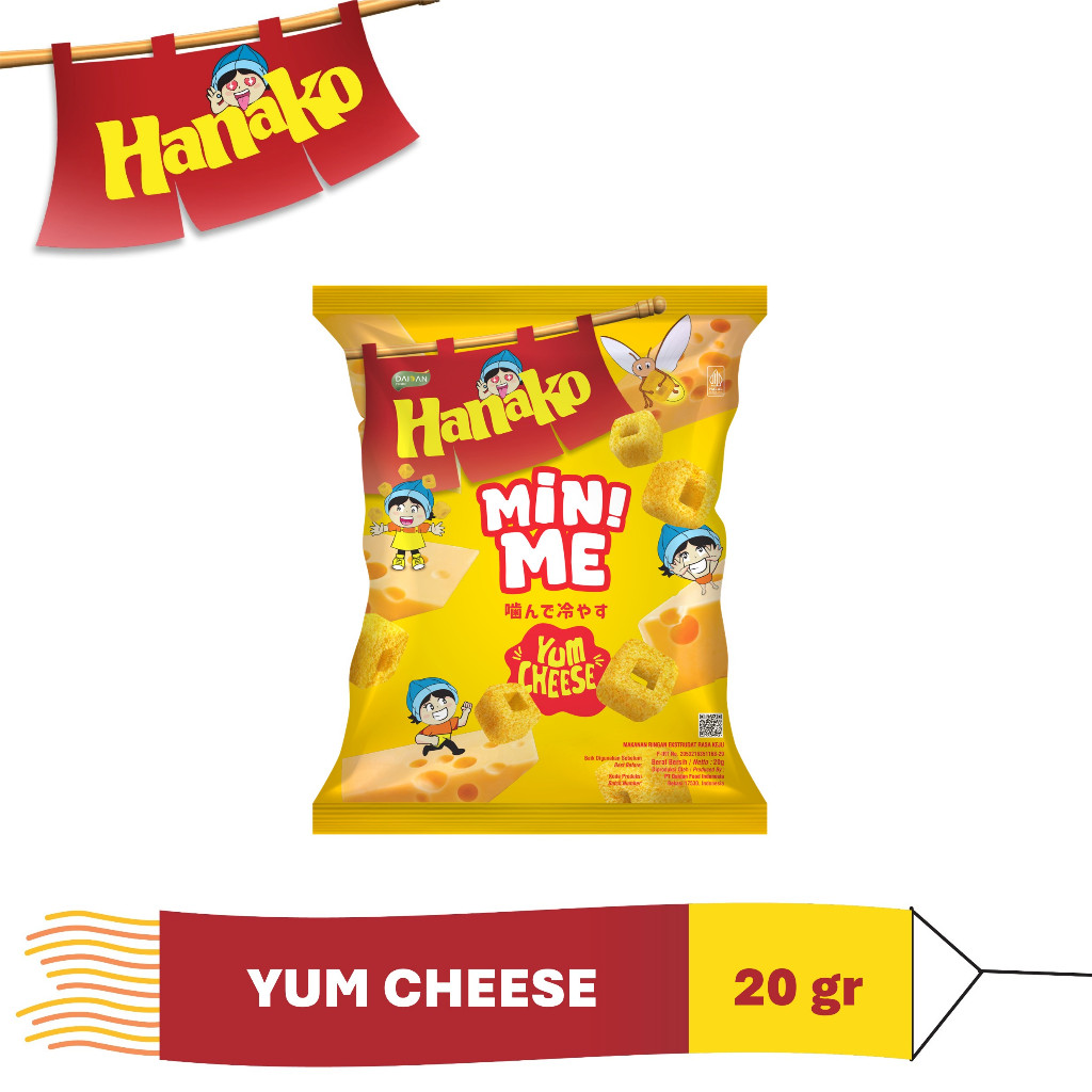 

Hanako Snack Mini Me Yum Cheese 20 gr