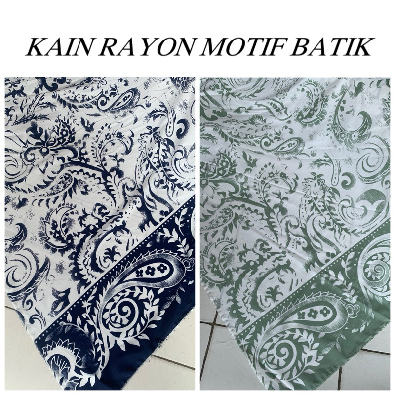 Bahan kain katun rayon motif abstrak batik terbaru/rayon premium/rayon viscose(harga tertera 50cm)