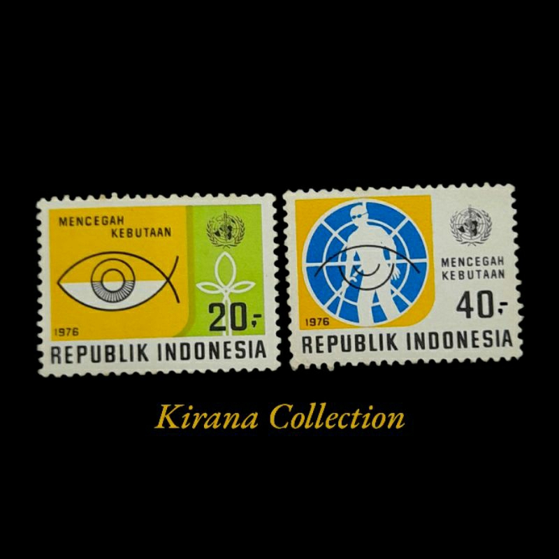 

LOT.F42 PRANGKO INDONESIA I-187 2V MENCEGAH KEBUTAAN 1976 KOMPLIT SET