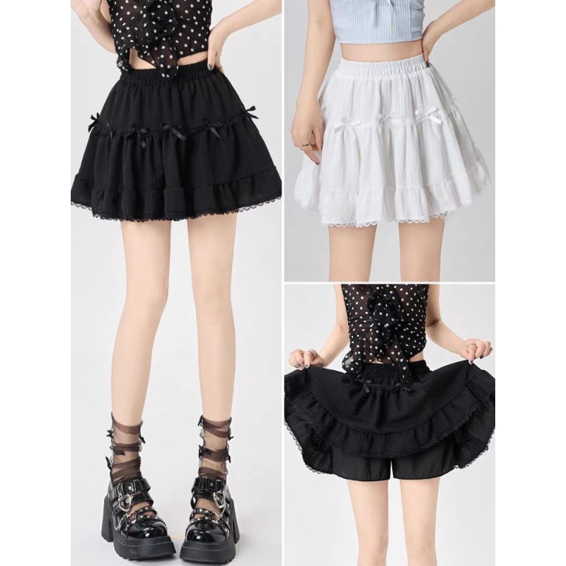 Rok Balon Pendek Korean Style Wanita / Rok Mini Balon Wanita