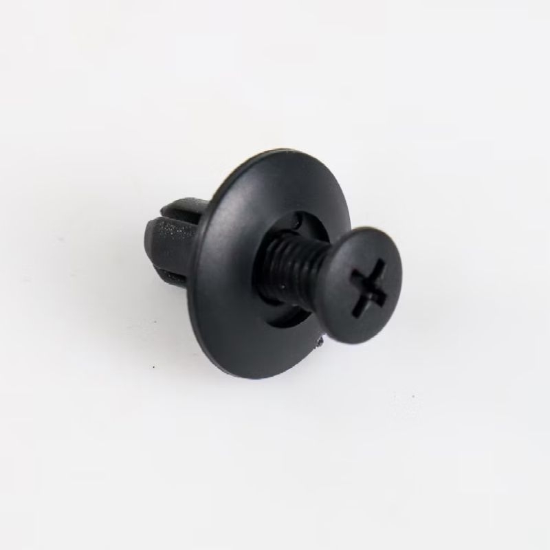 klip cengkeh kecil mobil universal / kancing klip rivet 6mm bahan plastik