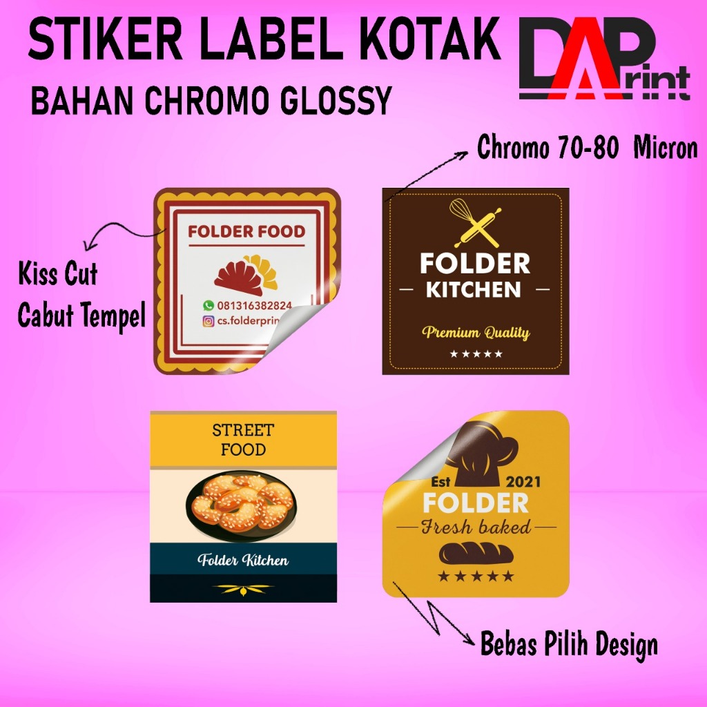 

Cetak Stiker Kotak Custom Label Kemasan
