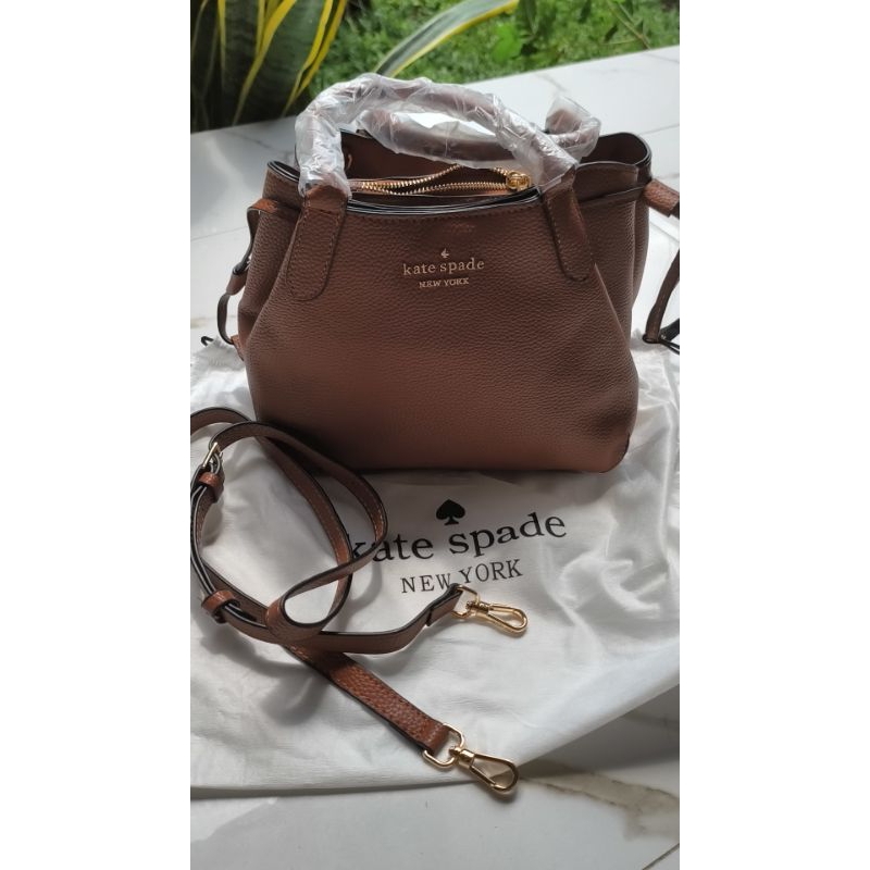 KS Dumpling Sling Bag Brown