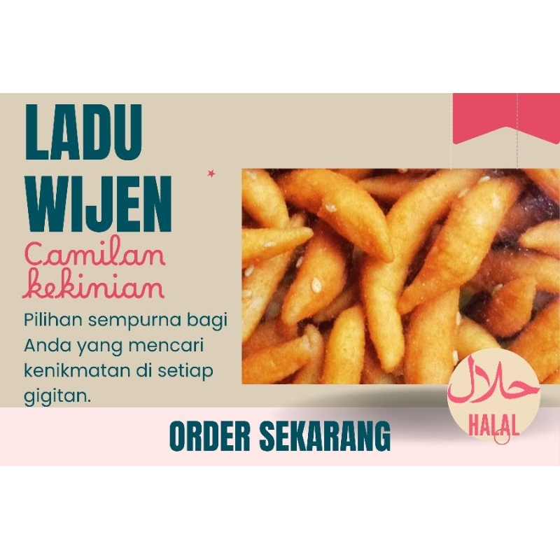 

Kue Kering Gurih Enak LADU WIJEN 250 Gr