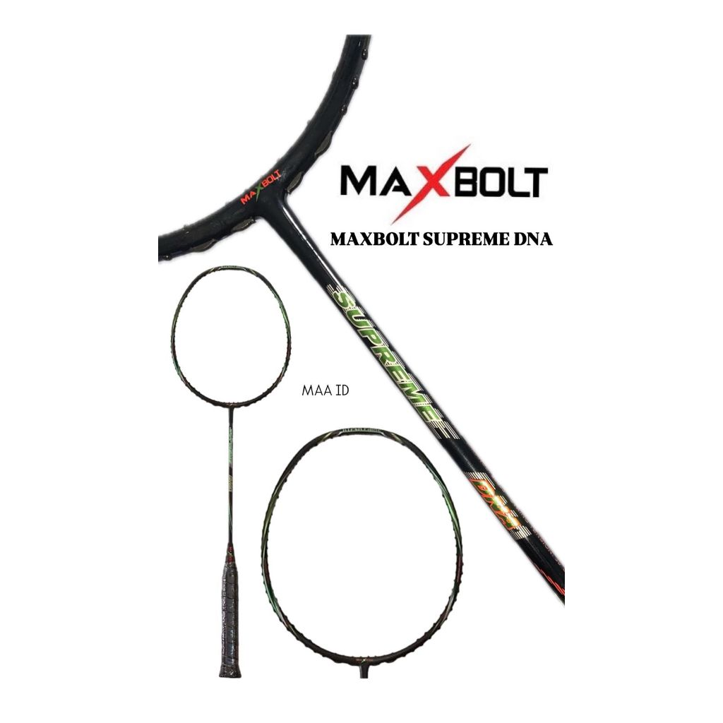 Raket Badminton Original Maxbolt Supreme DNA - Red