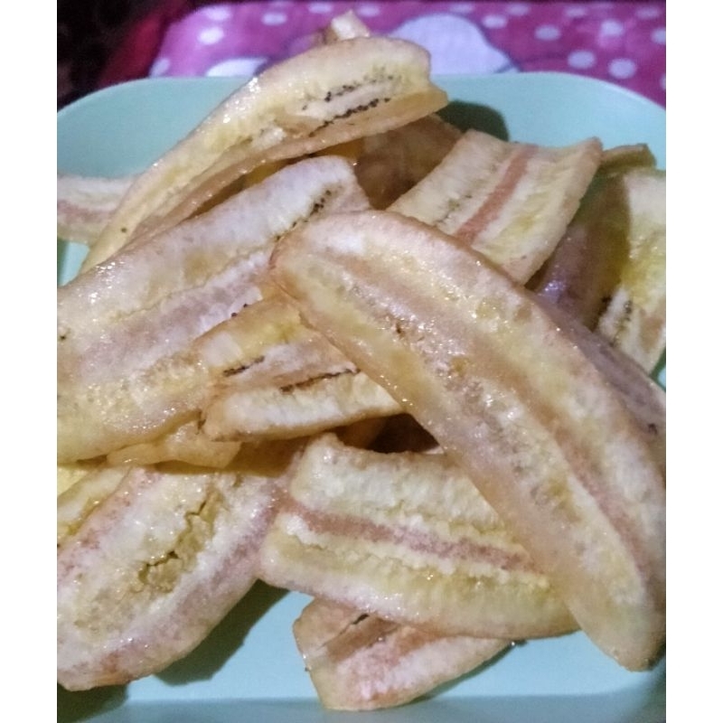 

kripik pisang varian gurih asin,manis berat 250gr