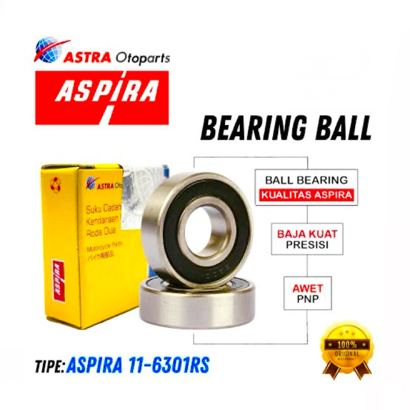 KLAHAR LAHER BEARING 6301 RS ASPIRA