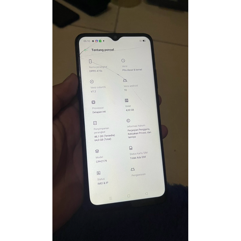 OPPO A15s HP SECOND / HP BEKAS