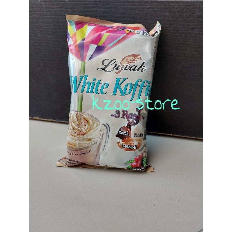 

Luwak White Koffie 3 Rasa 10 Sachetsx20gr