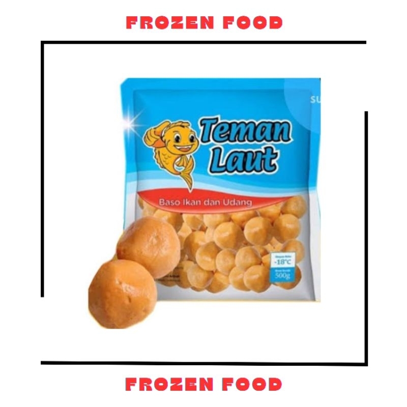 

Teman Laut Bakso Ikan dan Udang 500gr