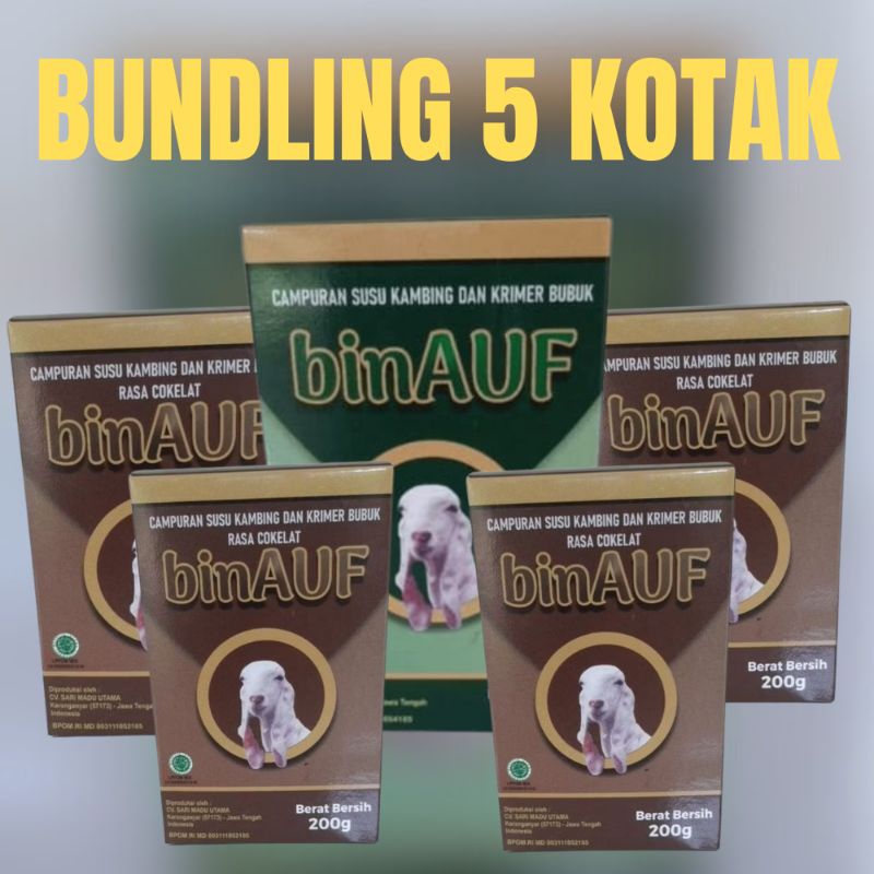 

Susu Kambing Etawa Binauf BUNDLING 5 Kotak