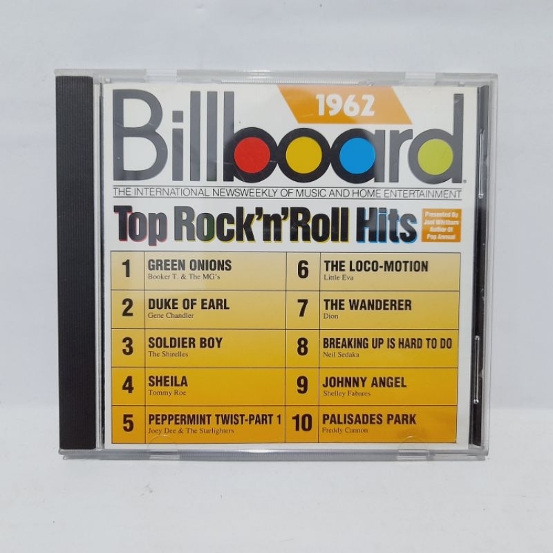 CD Billboard Top Rock 'N' Roll Hits 1962 - Neil Sedaka Gene Chandler Tommy Roe (USA 1993)