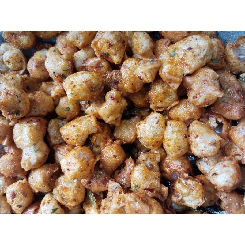 

siomay mini pedas daun jeruk