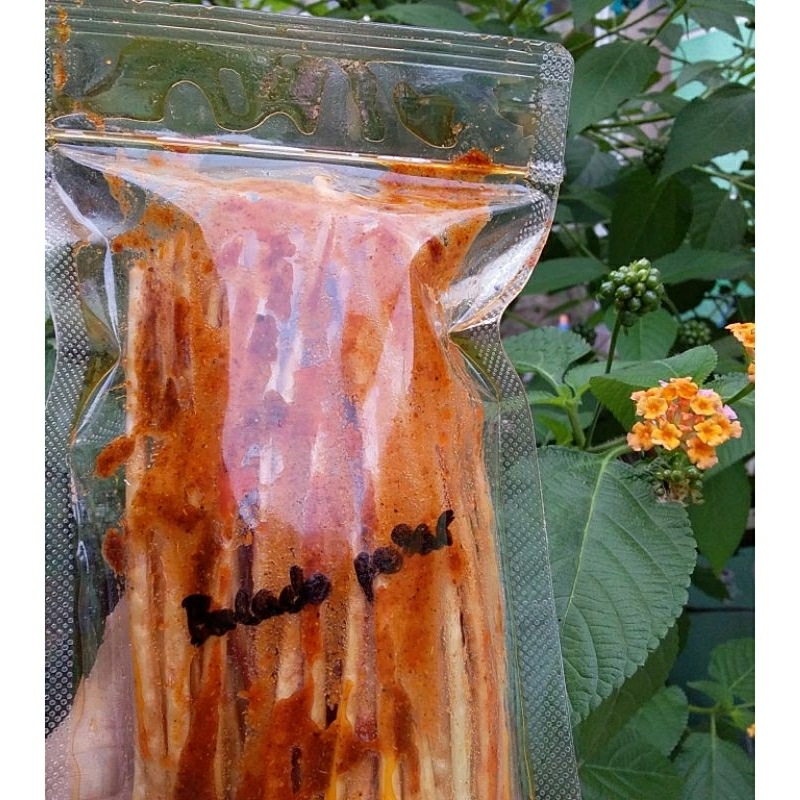 

Mi lidi gepeng 100gram/mie lidi bumbu basah 100gr