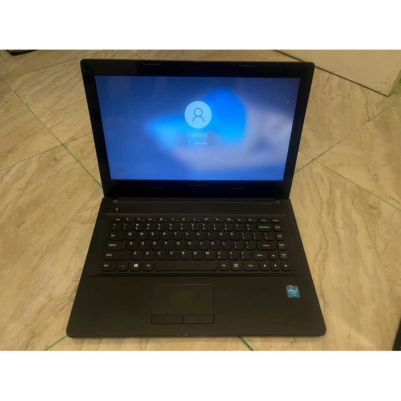 LAPTOP SEKEN LENOVO SLIM 80FY TIPIS INTEL(R) CELERON(R) CPU N2840@ RAM 4/128 GB - TERMURAH
