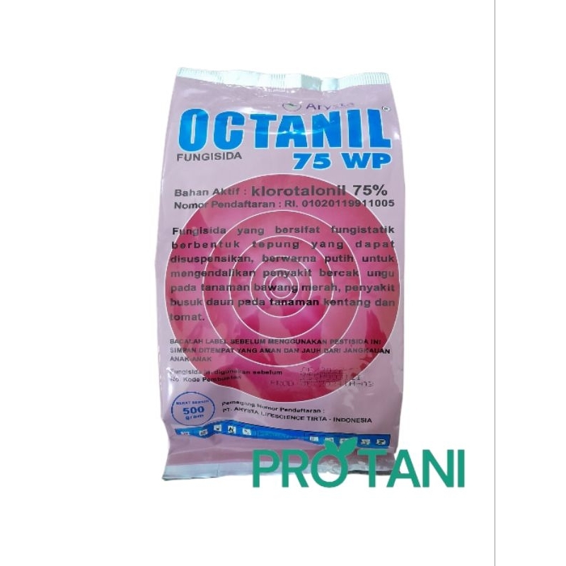OCTANIL 75WP 500GR bahan aktif klorotalonil (chlorothalonil)