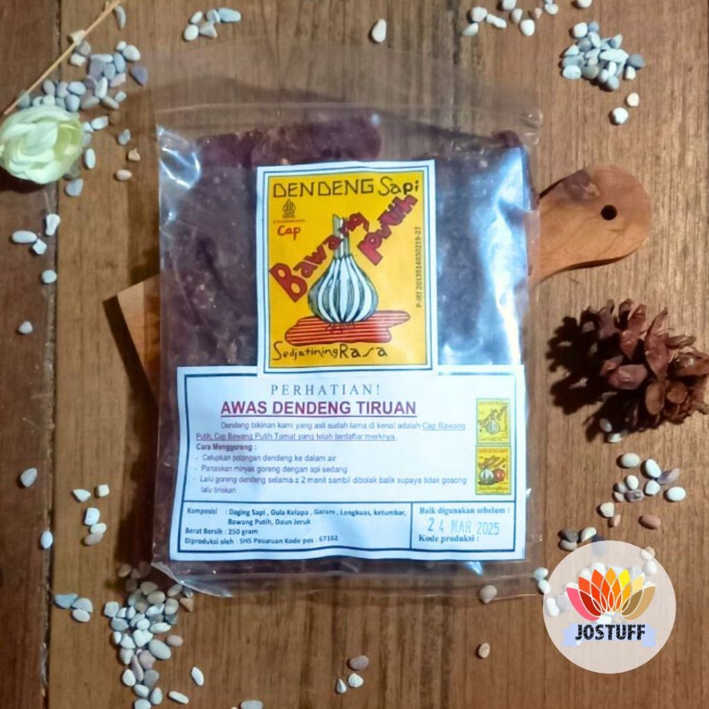 

Dendeng Sapi Cap Bawang Putih 250 gram