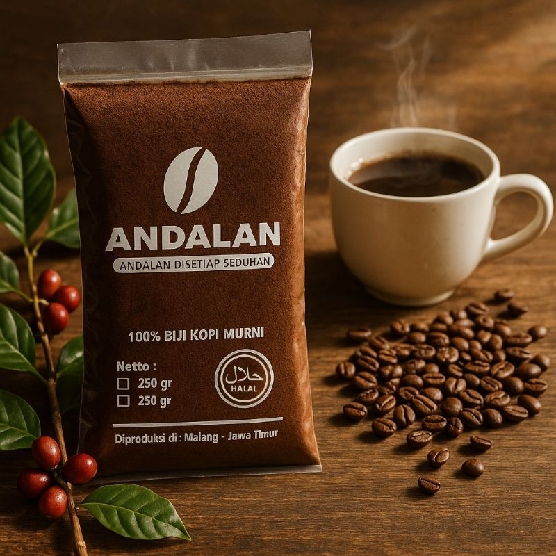 

BARU !! KOPI ANDALAN 98 KOPI DAMPIT 200 GR