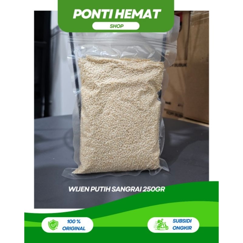 

Wijen Putih Sangrai Matang-250gr
