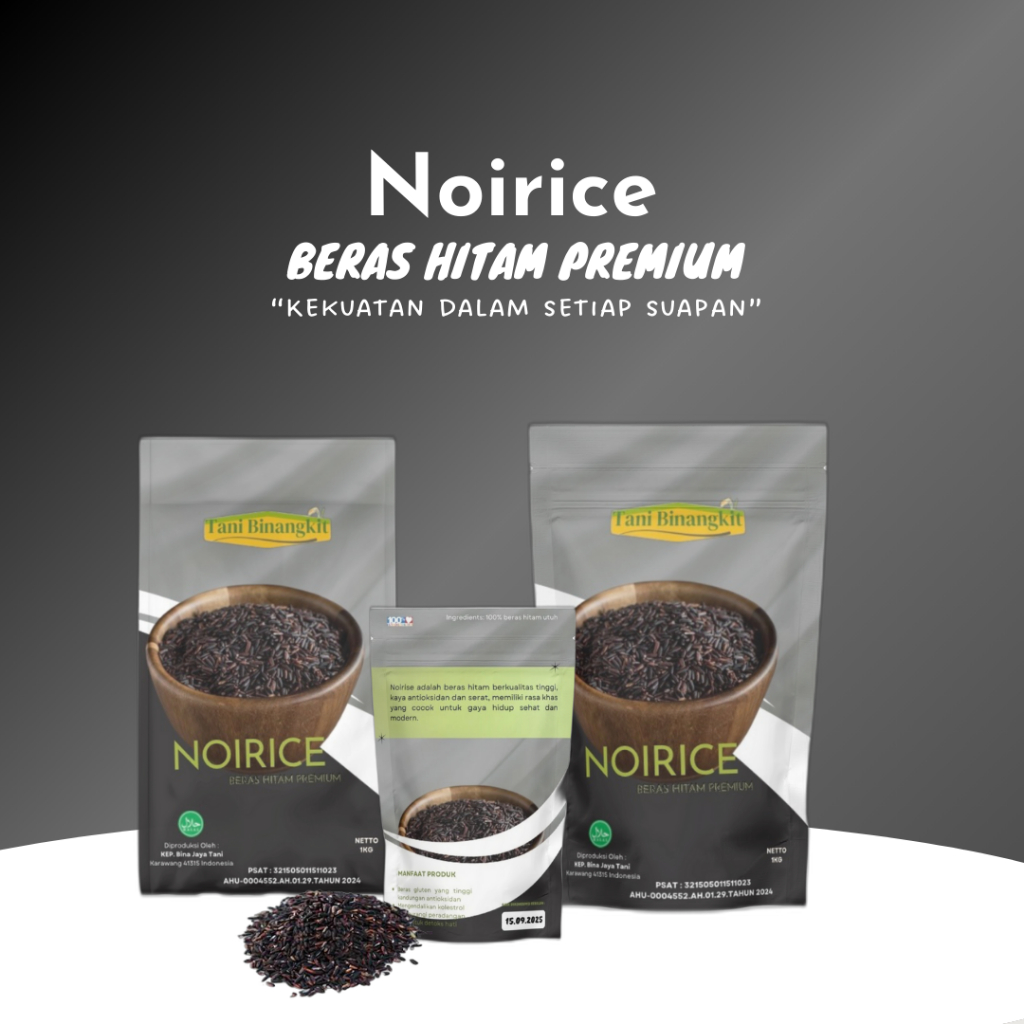 

Noirice | Beras Hitam Premium | Kemasan 1kg