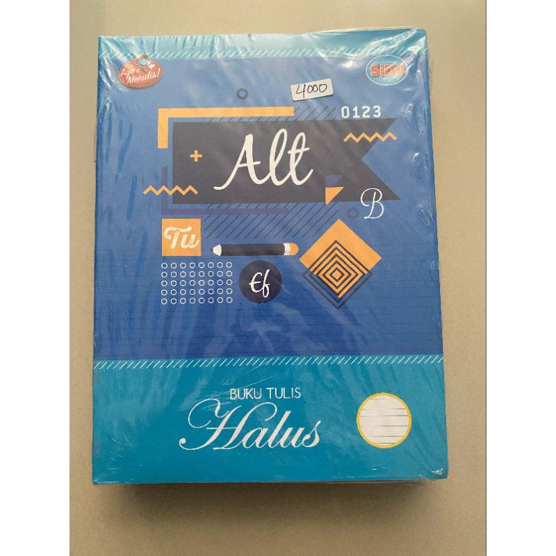 

Satu Pak buku tulis SIDU 38 lembar, 58 lembar, 78 lembar, buku tulis matematika, dan buku halus kasar
