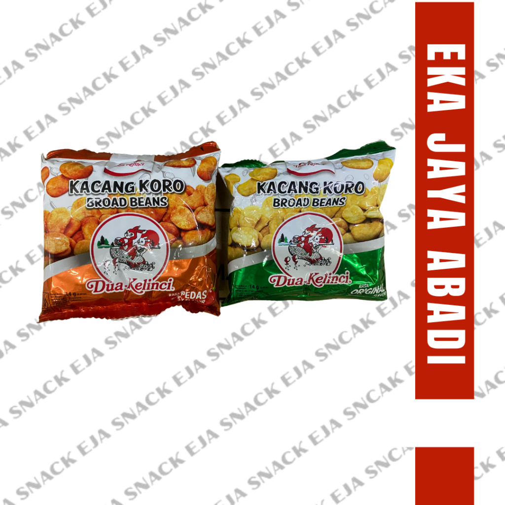 

KACANG KORO DUA KELINCI ORIGINAL DAN PEDAS 1 RENCENG ISI 10