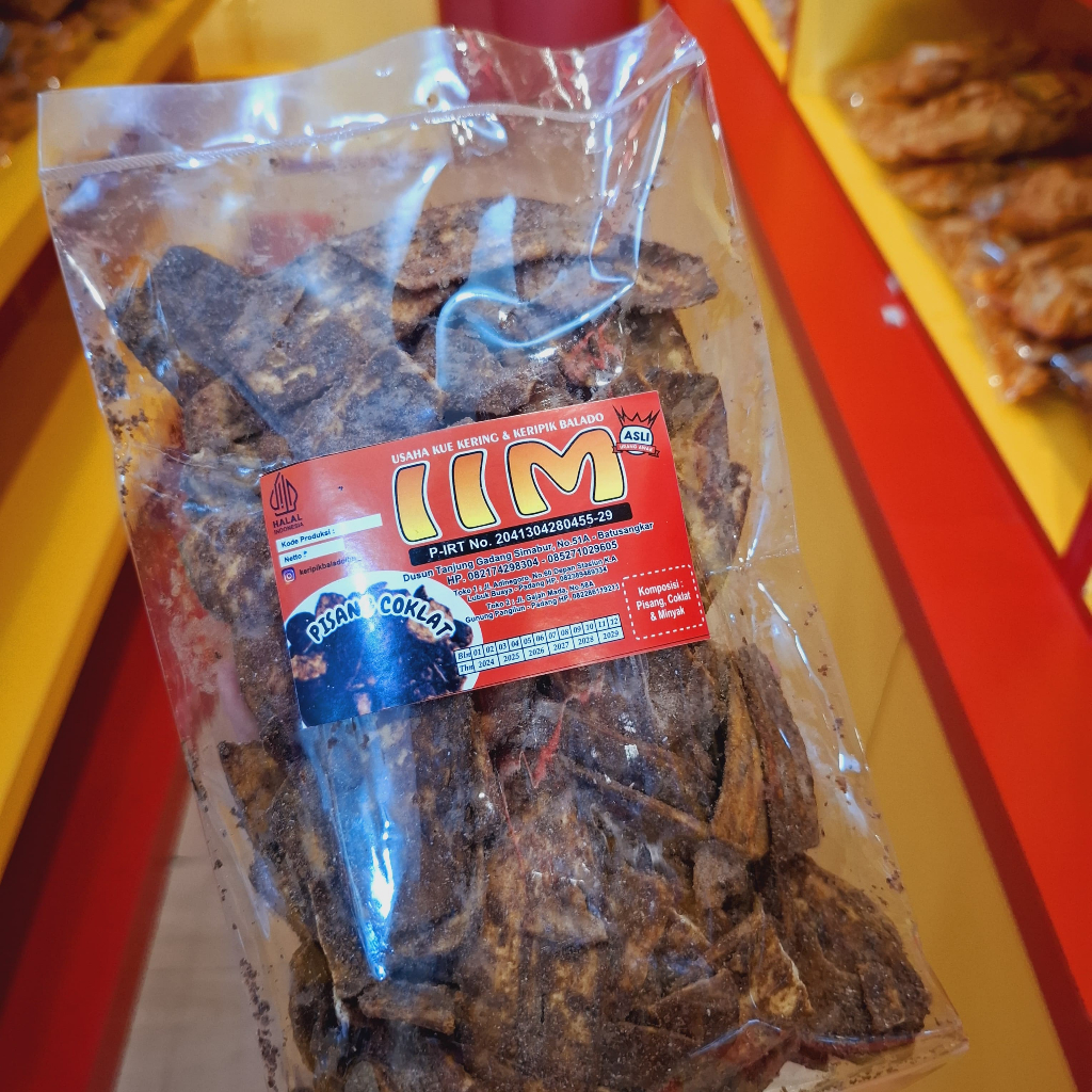 

Keripik Pisang Cokelat/ Manis 250 gr
