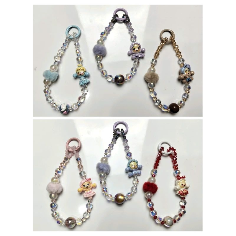Strap hp / ganci skullpanda pompom