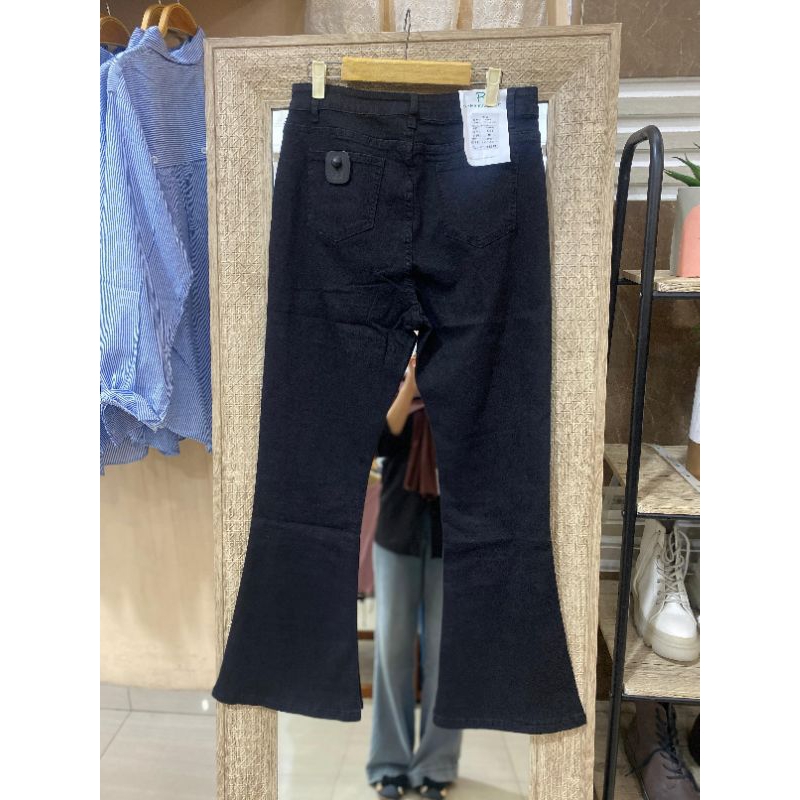 cutbray jeans belah depan