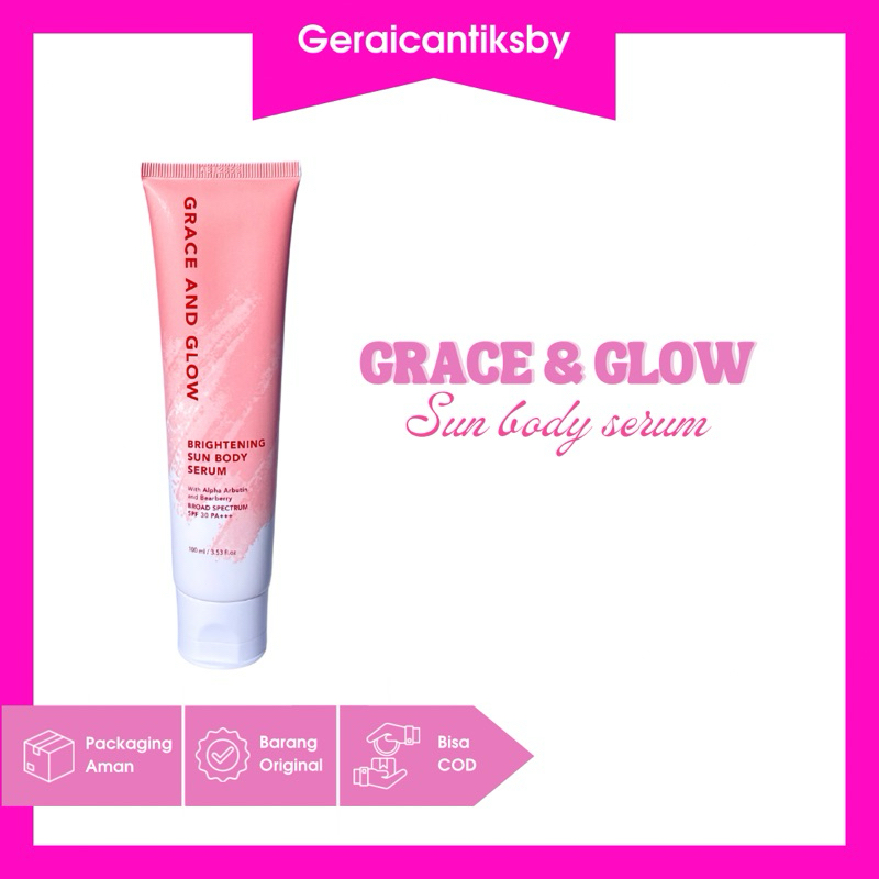 Grace and Glow Brightening Sun Body Serum SPF 30 PA+++ - grace and glow body serum