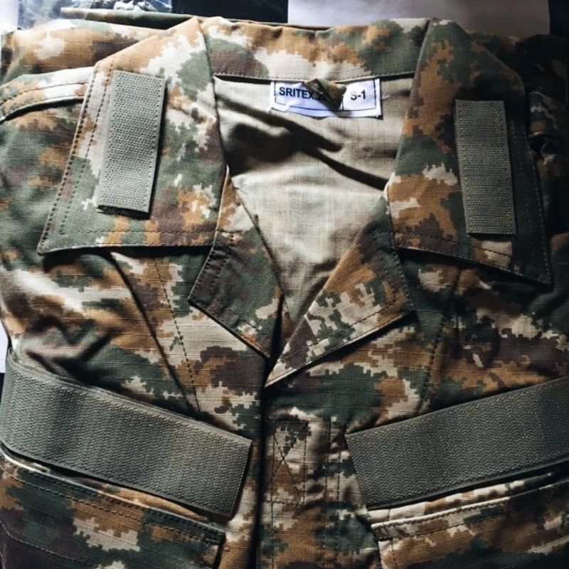 Baju pdl Kostrad TNI AD sritex pembagian