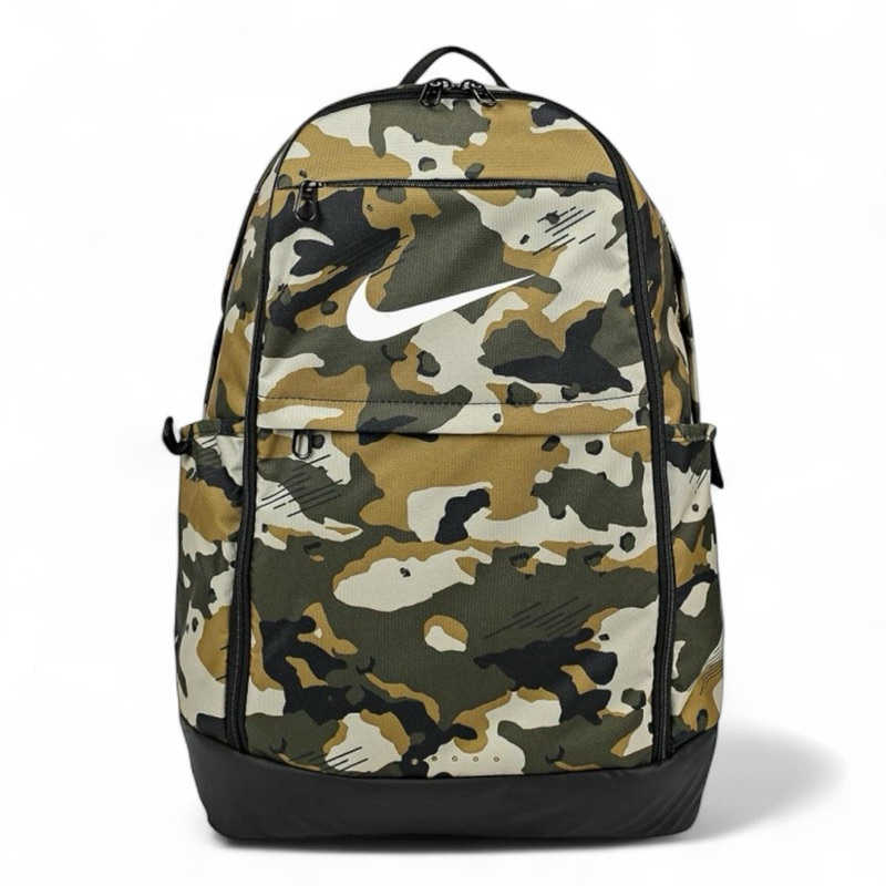 Nike Brasilia 9.5 Training Backpack Extra Large Camo Green 30L 100%Original