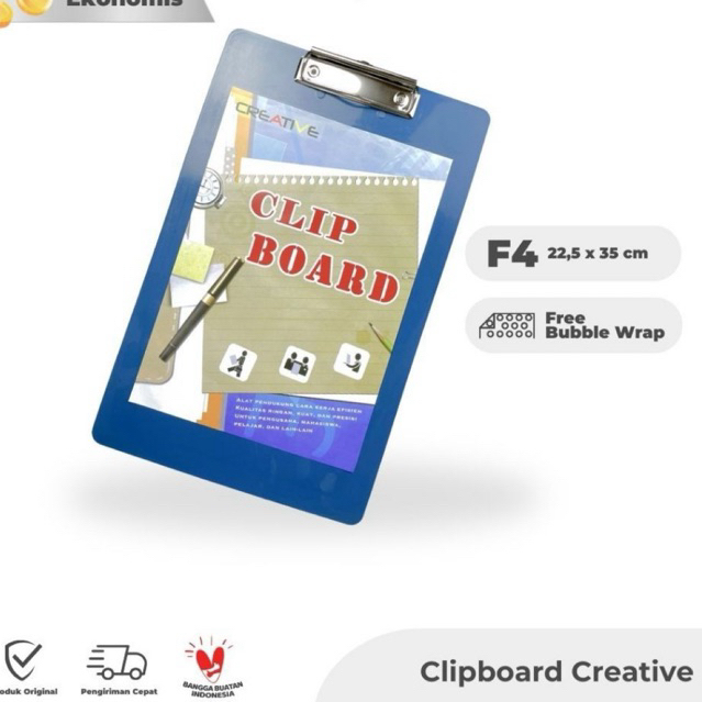 

Clip Board/Papan Dada/Papan Jalan CREATIVE 709 Dop