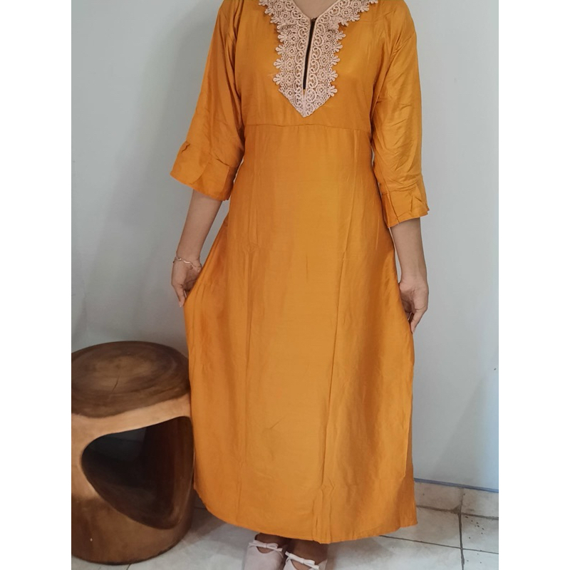 Daster Maura Dress Renda Nyaman Dipakai