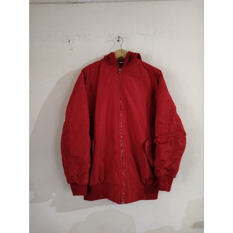 bomber hoodie vetements