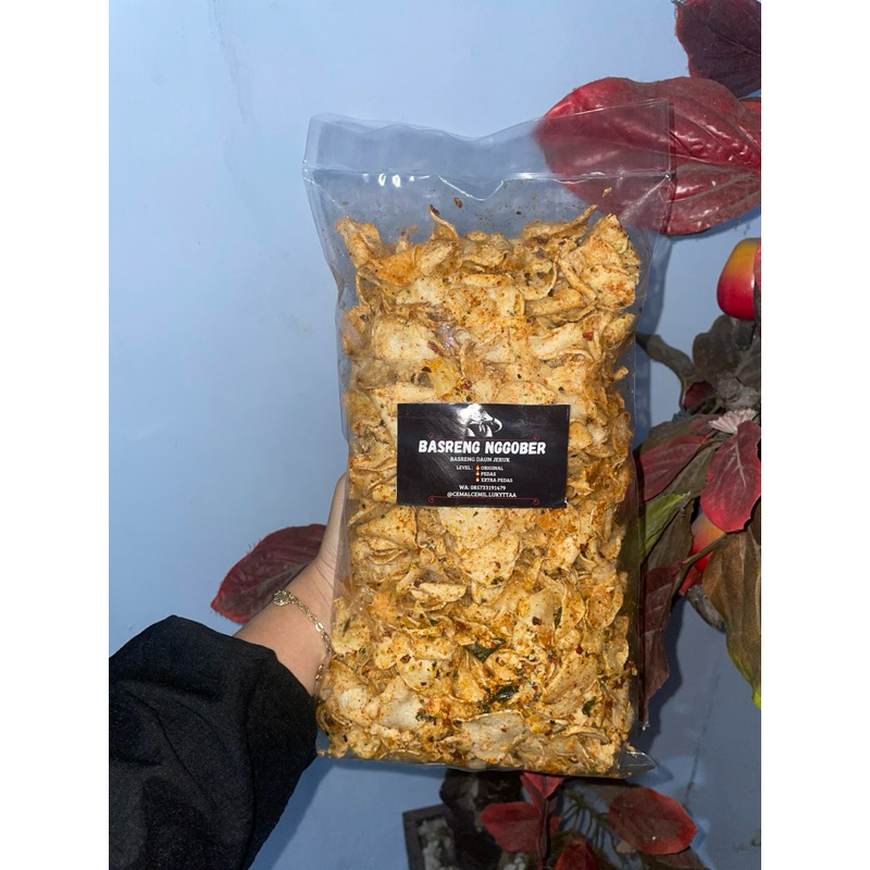 

Basreng Tipis Nggober Pedas Daun Jeruk 500 gram