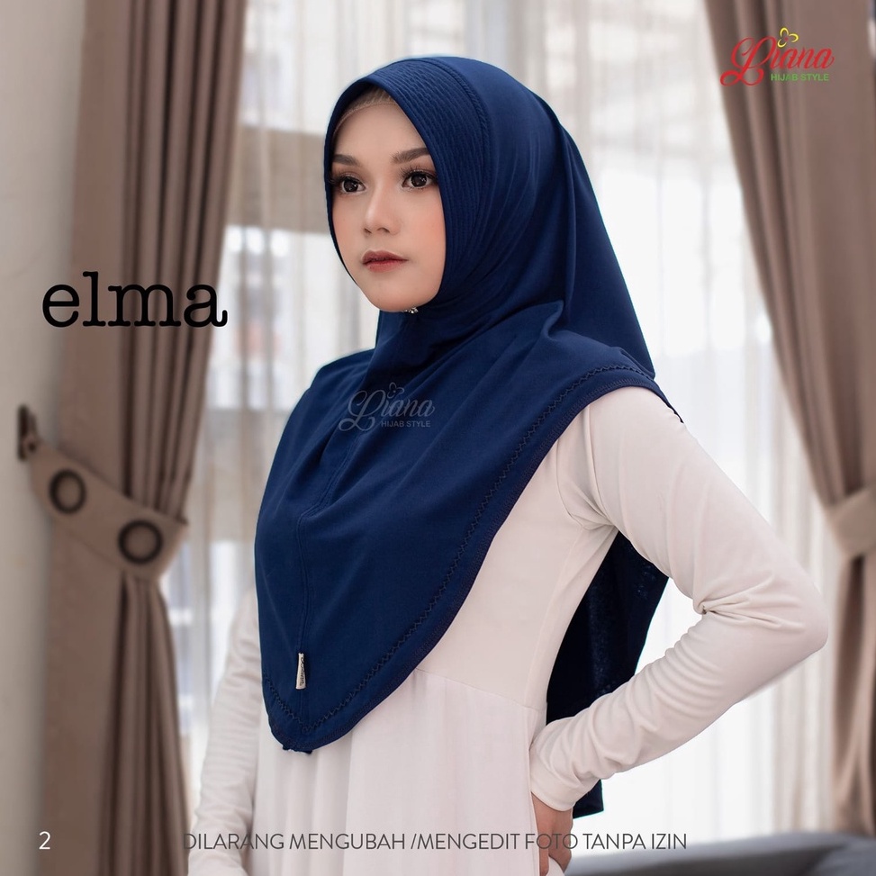 55TERMURAH Jilbab Instan Bergo Elma Jersey By Liana Hijab