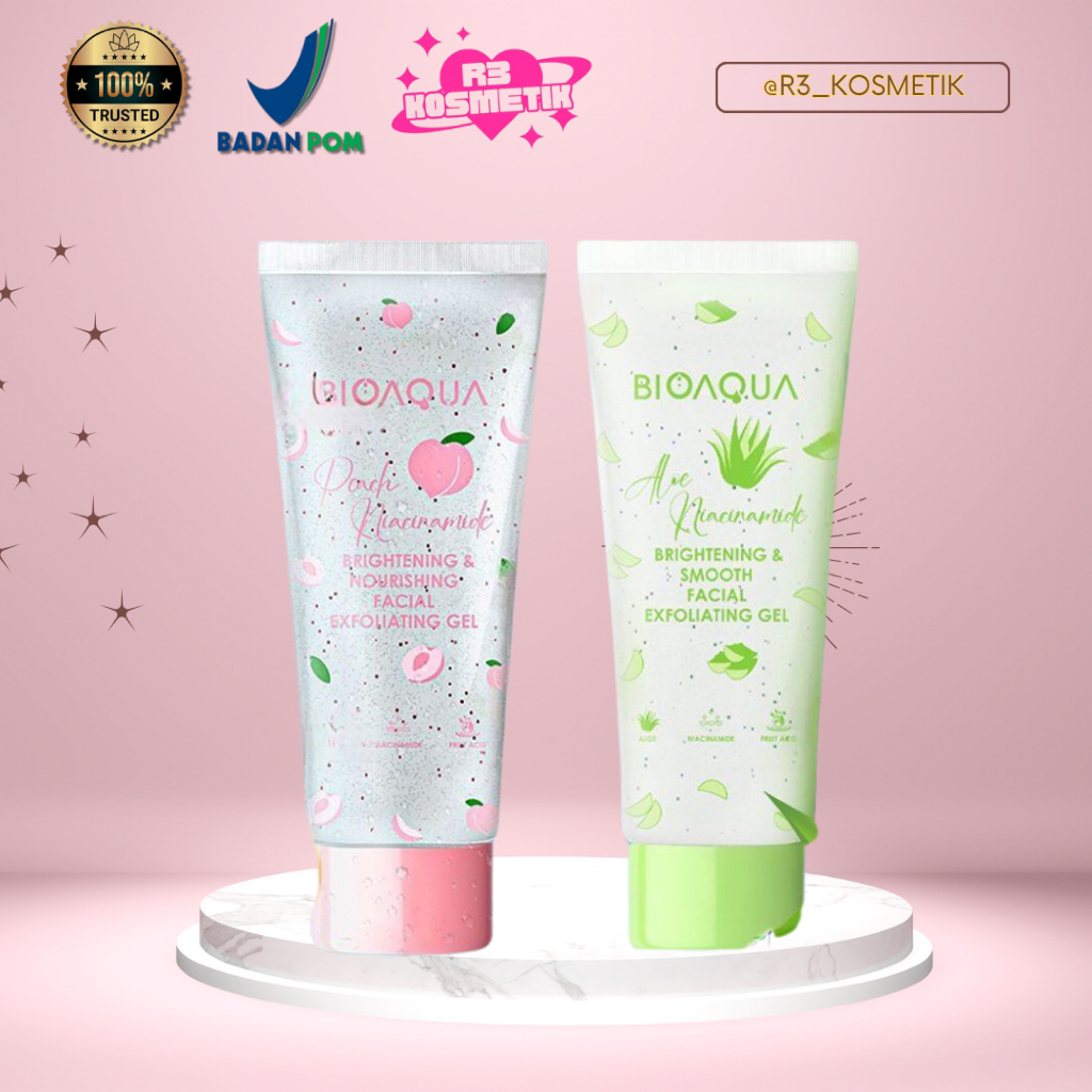 BIOAQUA FACIAL EXFOLIATING GEL 100G - PEELING GEL / EXFOLIASI WAJAH