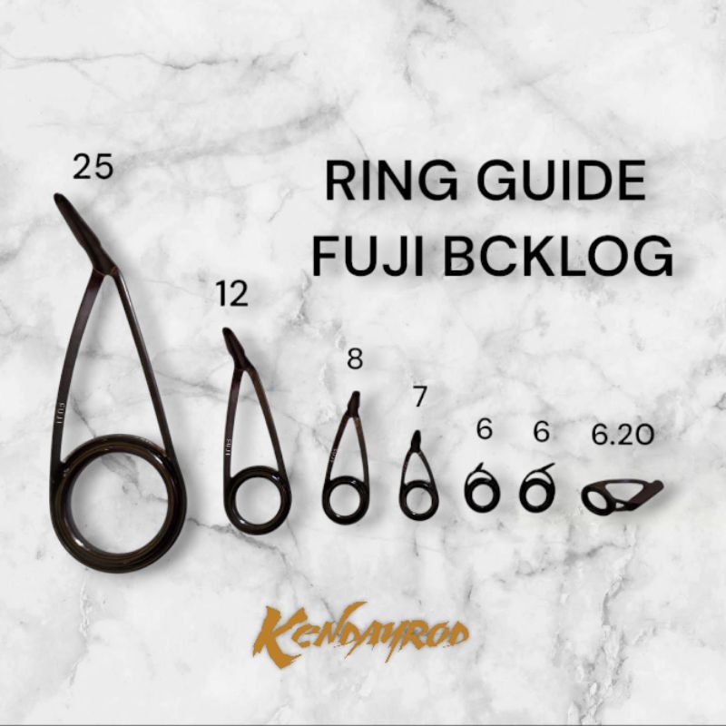 Ring Guide Fuji BCKLOG-H isi 7 Custom Joran