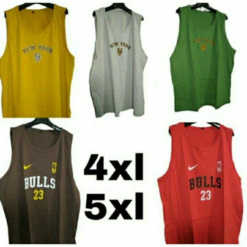 KAOS SINGLET JUMBO PRIA DAN WANITA 2XL 3XL 4XL 5XL KATUN