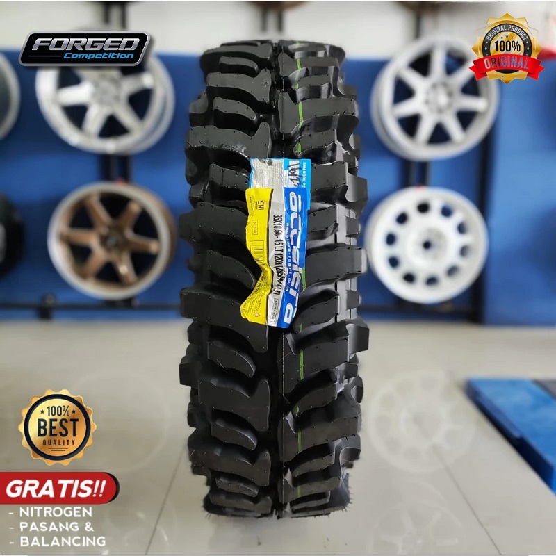 BAN MOBIL OFFROAD UKURAN 35 10,5 R16 MERK ACCELERA BADAK X-TREME