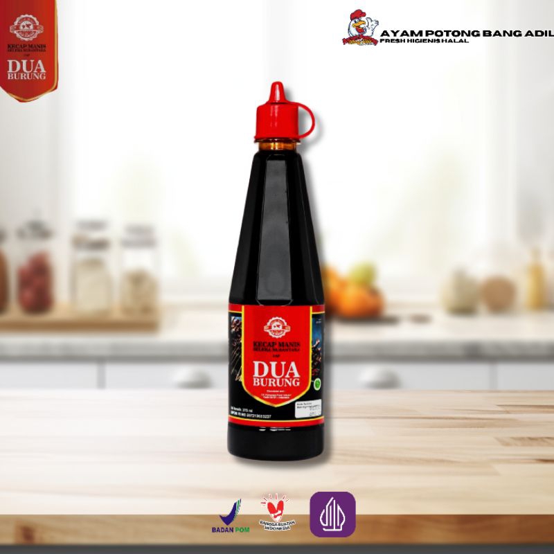 

Kecap Manis Cap Dua Burung Kemasan Botol PET 275 ml