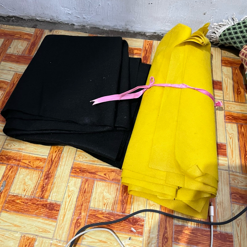 

Kain flanel dan pita satin